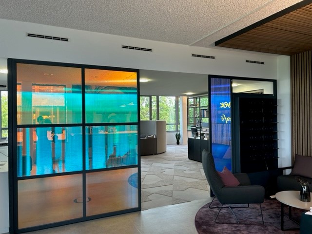 Schwanglas dichroitische Folie